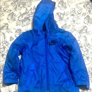 Nike windbreaker Hooded jacket 
Electric blue